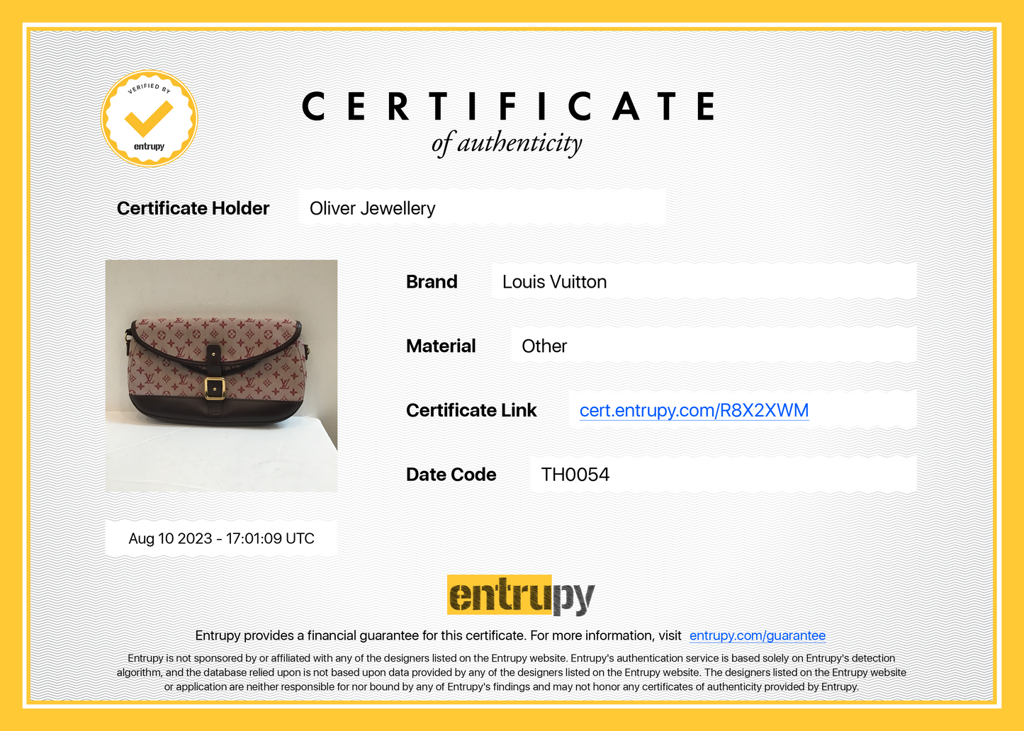 Louis Vuitton Monogram Mini Lin Marjorie