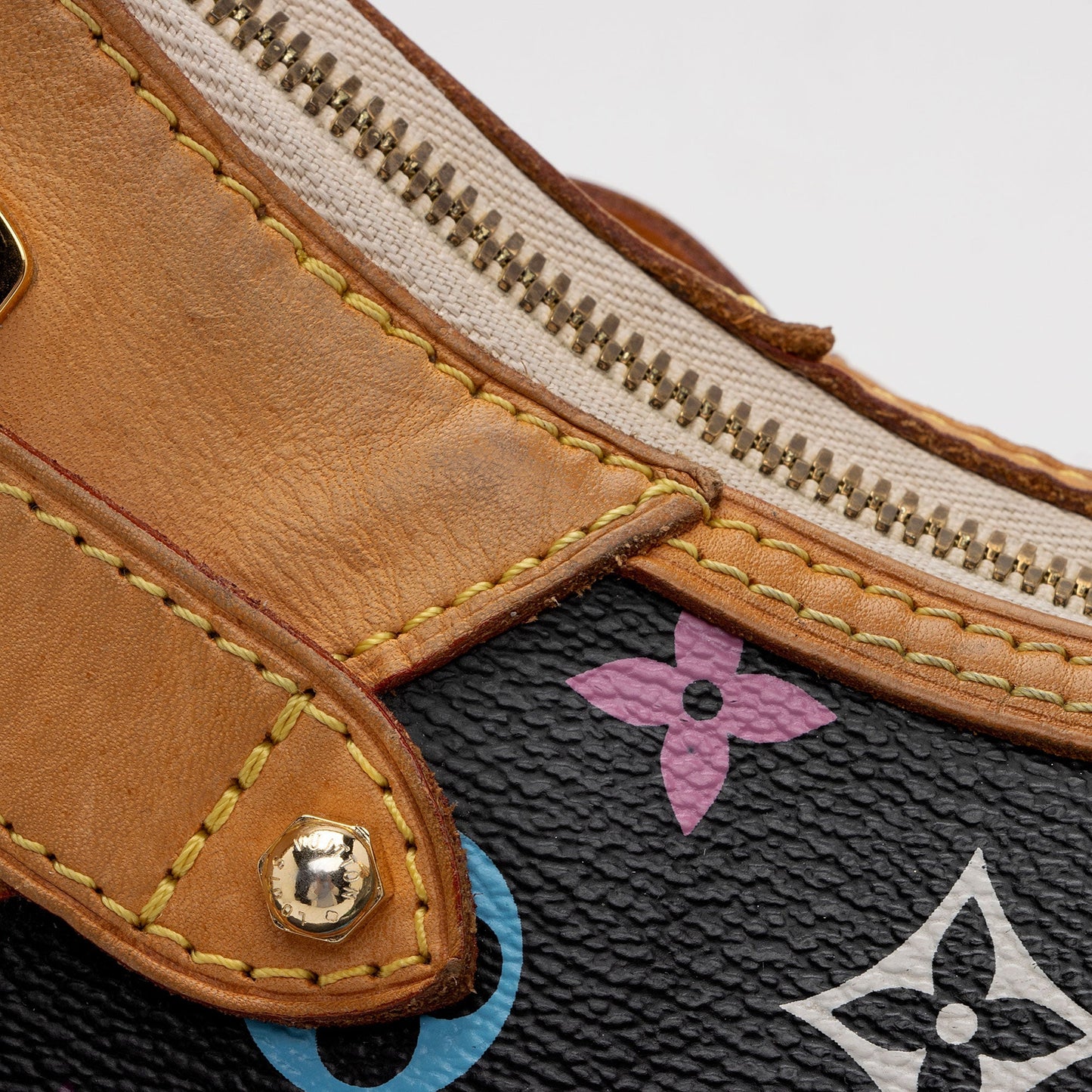 Louis Vuitton Monogram Multicolore Greta Hobo (SHF-w1Lblo)