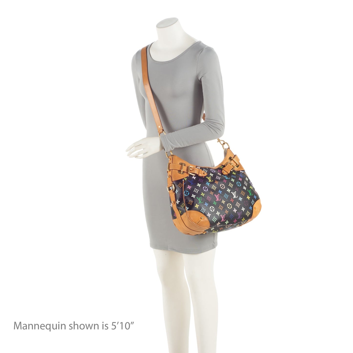 Louis Vuitton Monogram Multicolore Greta Hobo (SHF-w1Lblo)