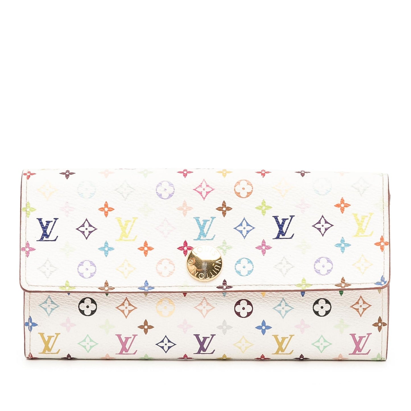 Louis Vuitton Monogram Multicolore Sarah Long Wallet (SHG-kHzzl1)