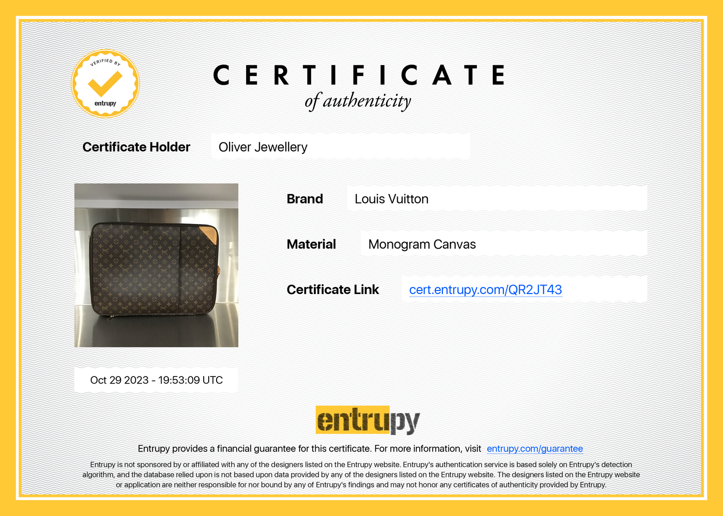 Louis Vuitton Monogram Pegase 50