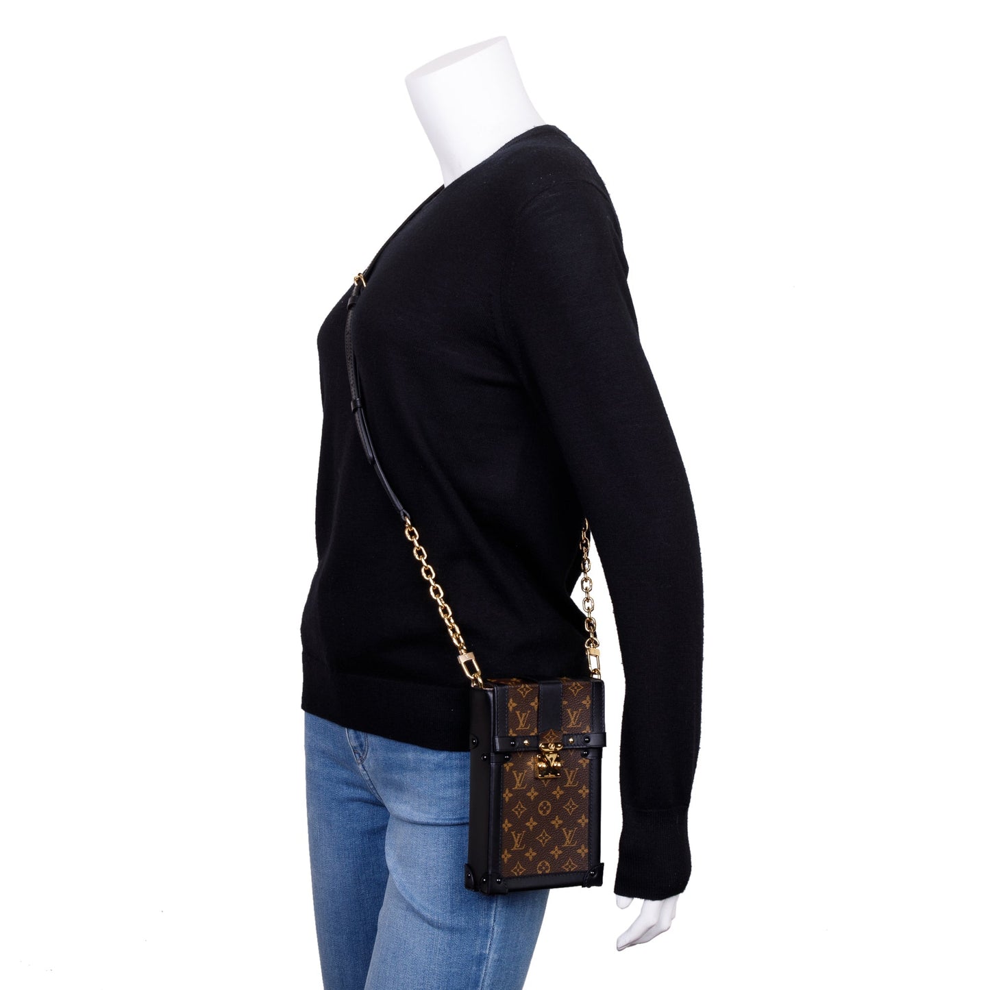 Louis Vuitton Monogram Pochette Trunk Verticale