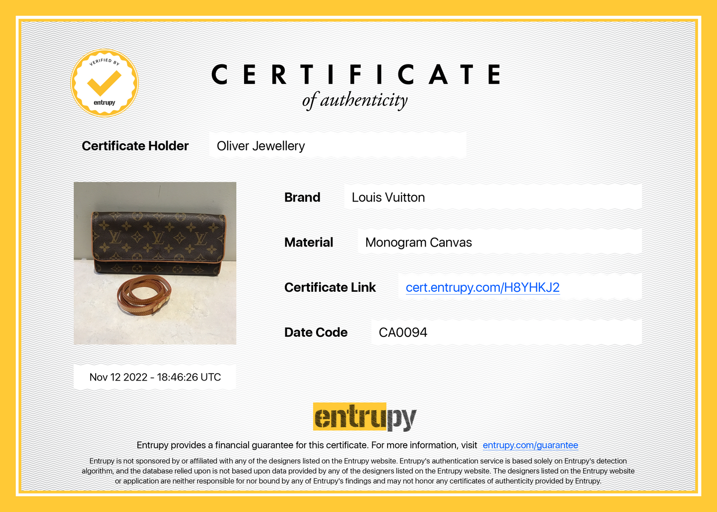 Louis Vuitton Monogram Pochette Twin GM