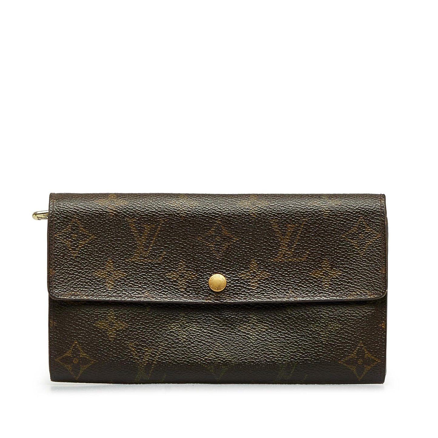 Louis Vuitton Monogram Porte Monnaie Billets (SHG-LcaE2G)