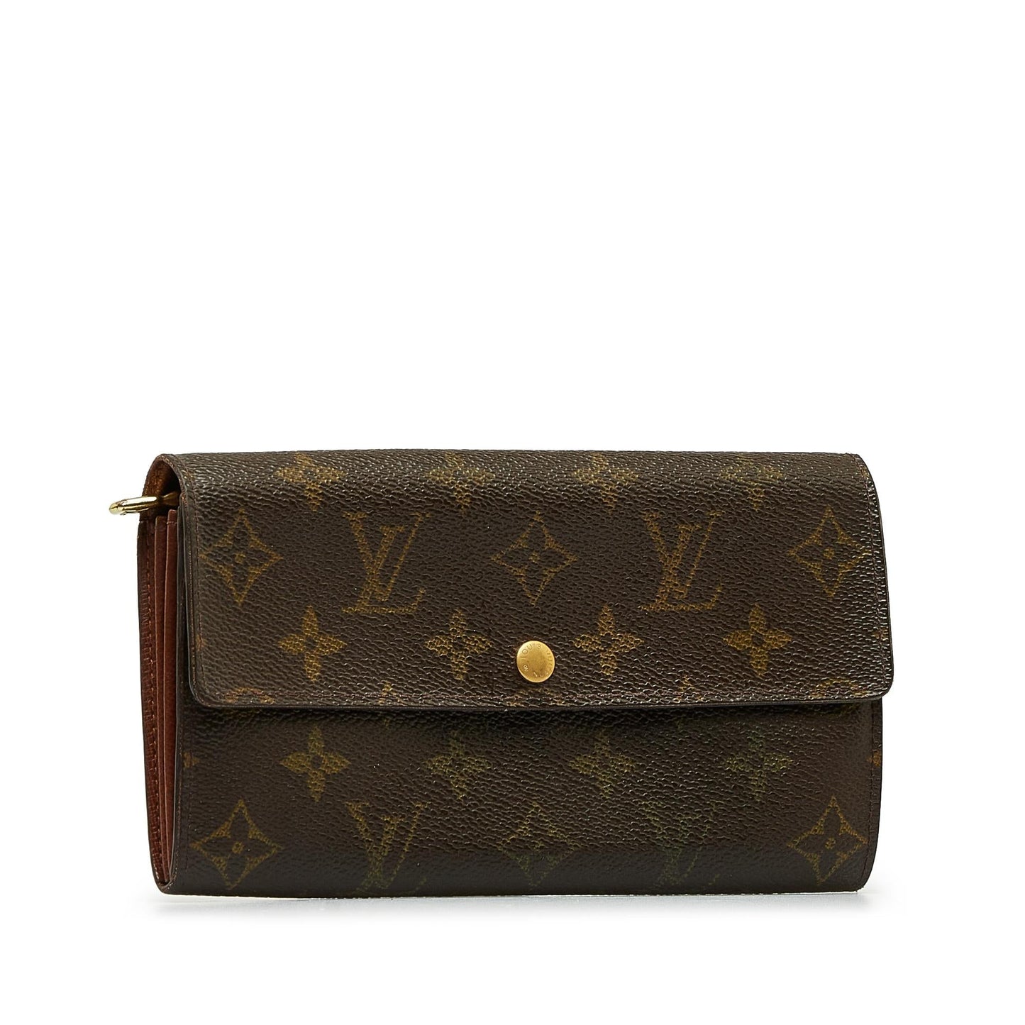 Louis Vuitton Monogram Porte Monnaie Billets (SHG-LcaE2G)