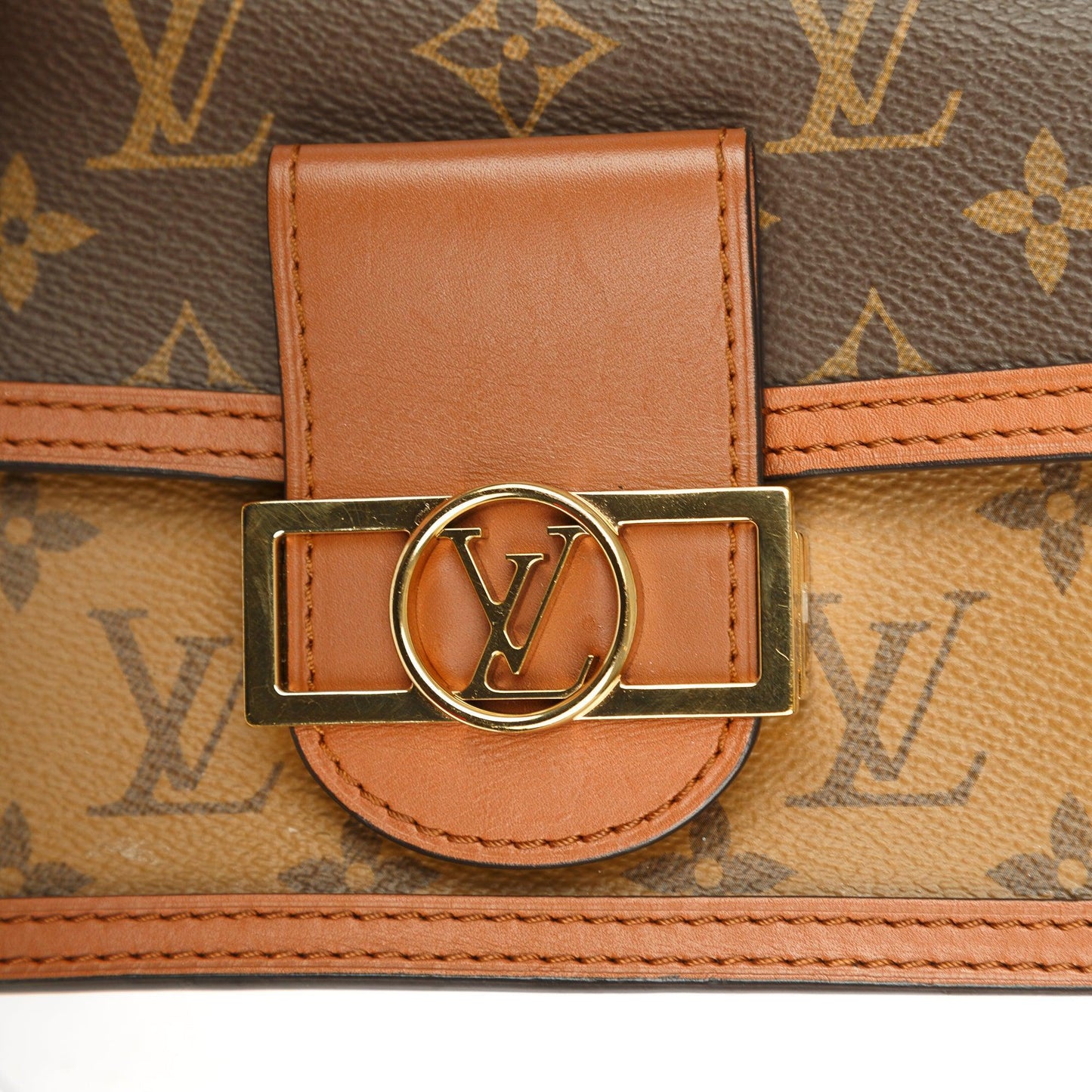 Louis Vuitton Monogram Reverse Dauphine Chain Wallet