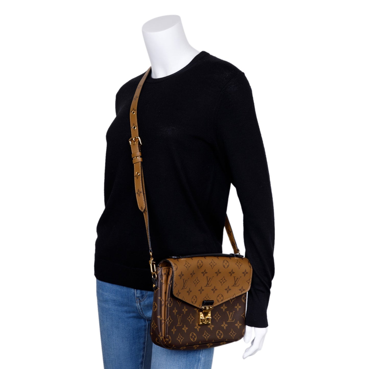 Louis Vuitton Monogram Reverse Pochette Metis