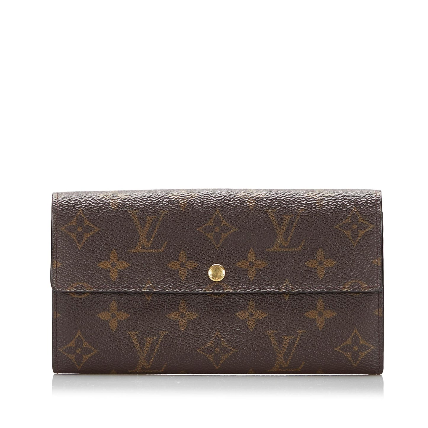 Louis Vuitton Monogram Sarah Long Wallet (SHG-tGbfVz)