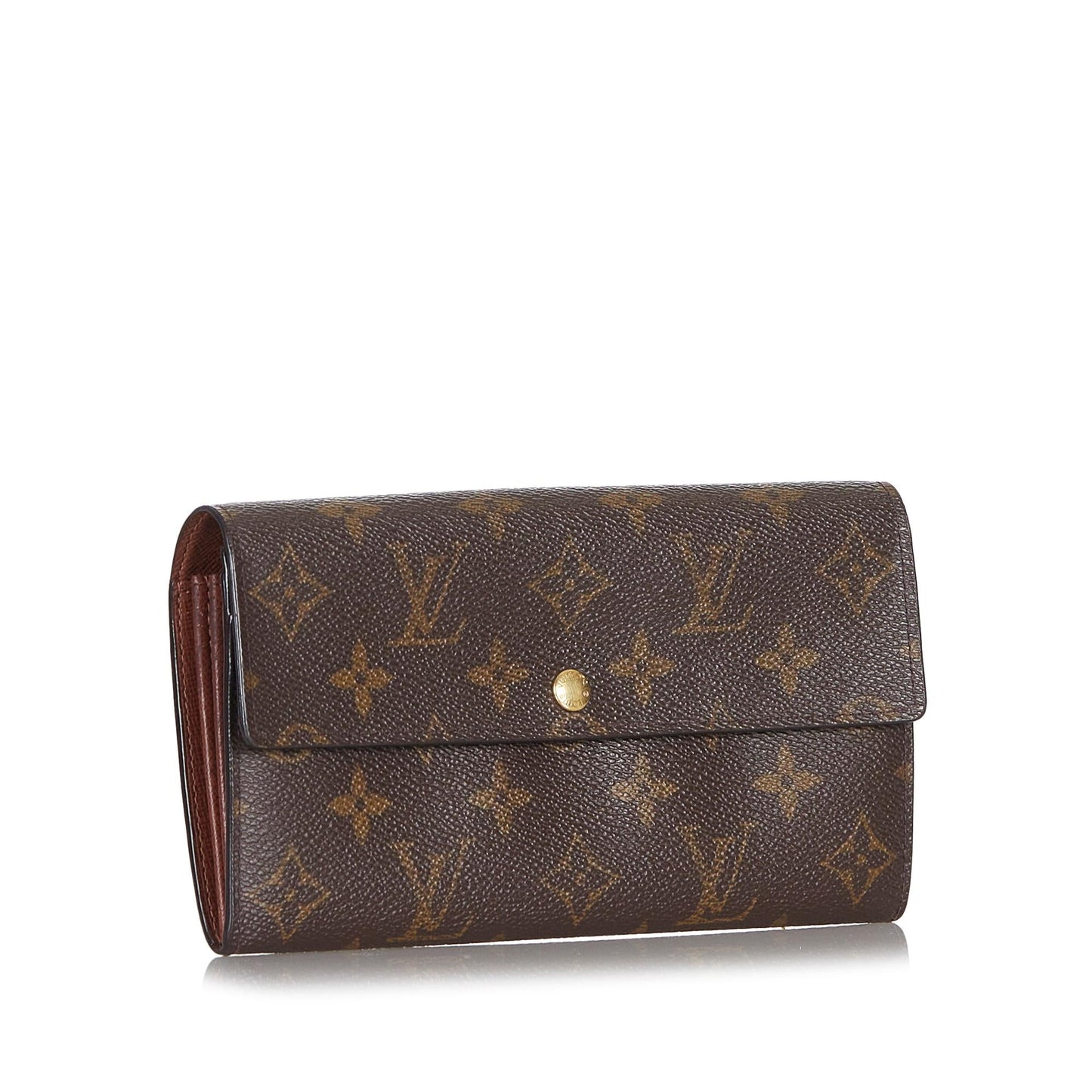 Louis Vuitton Monogram Sarah Long Wallet (SHG-tGbfVz)