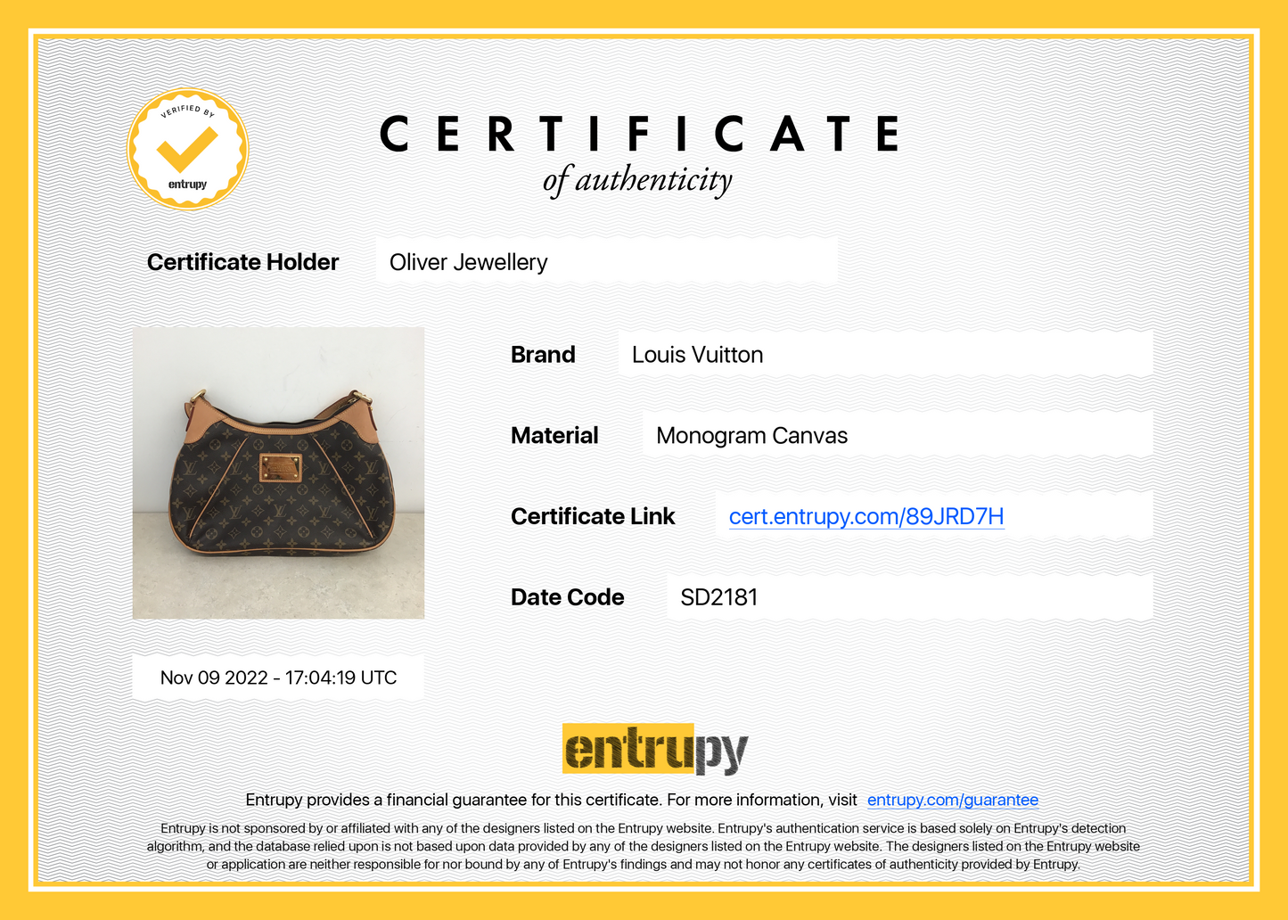 Louis Vuitton Monogram Thames GM