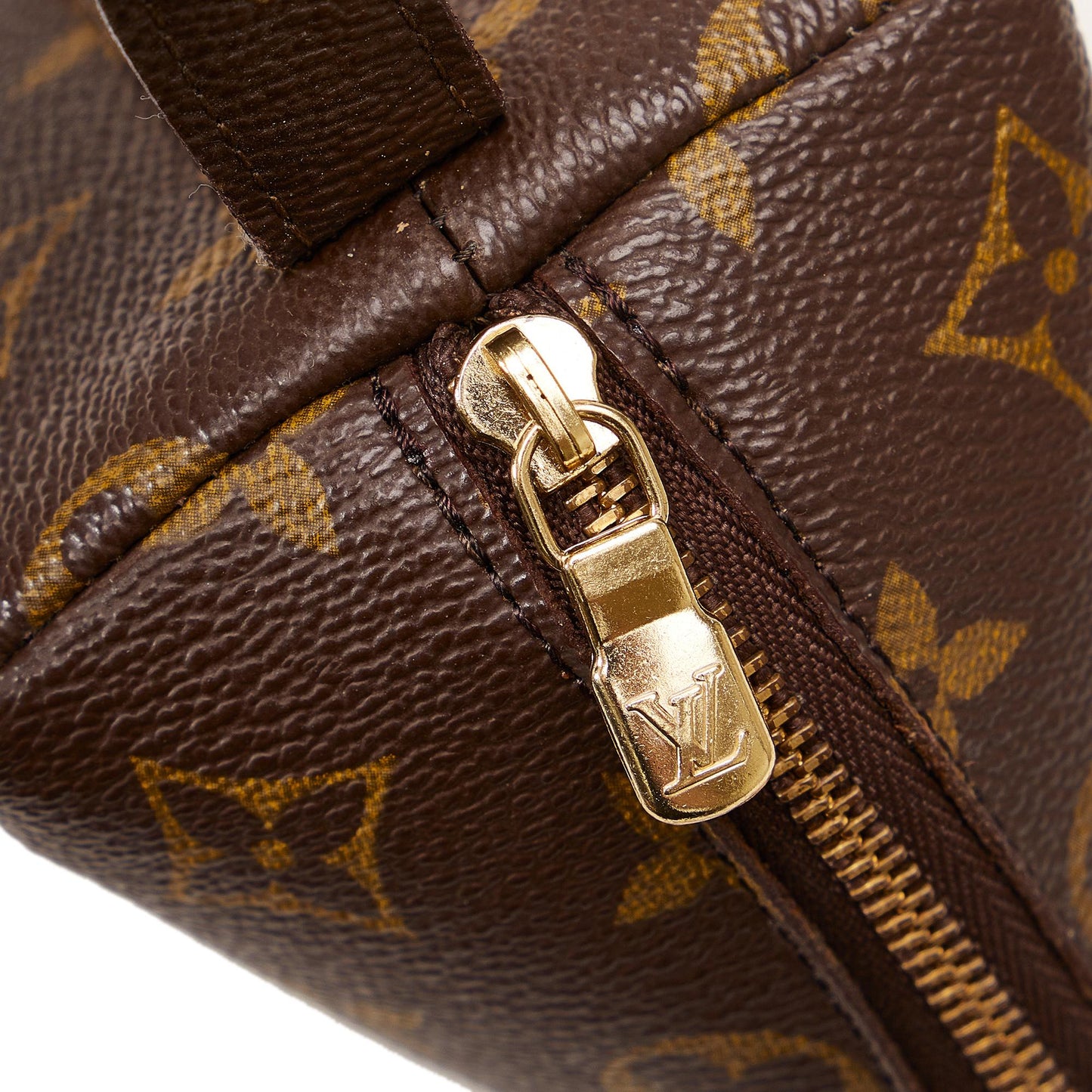 Louis Vuitton Monogram Trousse Demi Ronde Cosmetic Pouch (SHG-0l8t53)