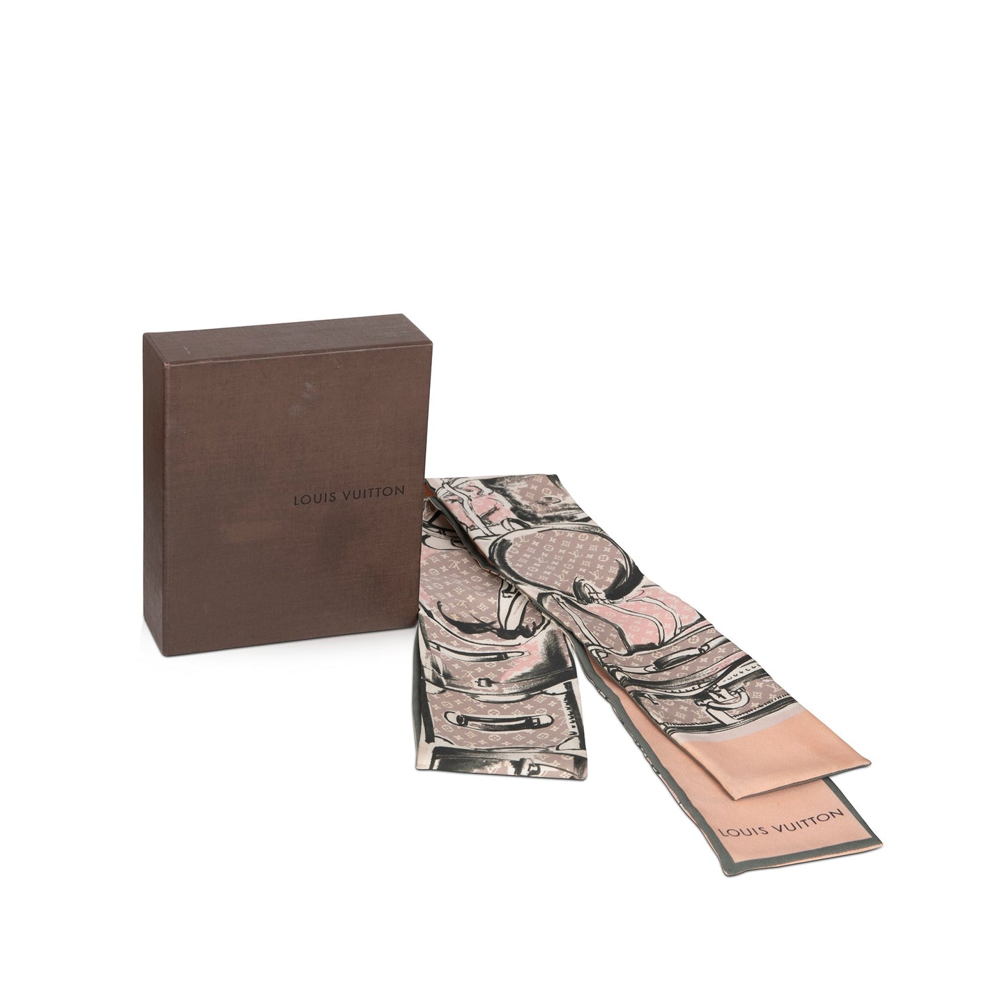 Louis Vuitton Monogram Trunk Silk Bandeau