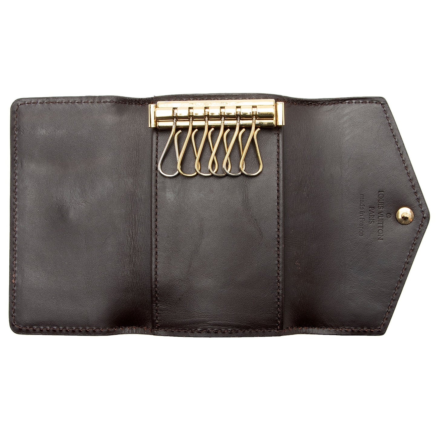 Louis Vuitton Monogram Vernis 6 Key Holder (SHF-6fpm5G)