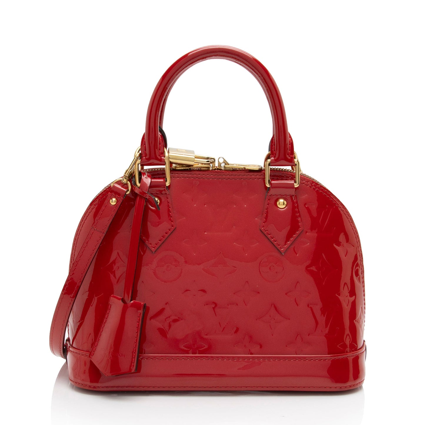 Louis Vuitton Monogram Vernis Alma BB Satchel (SHF-TS3duR)