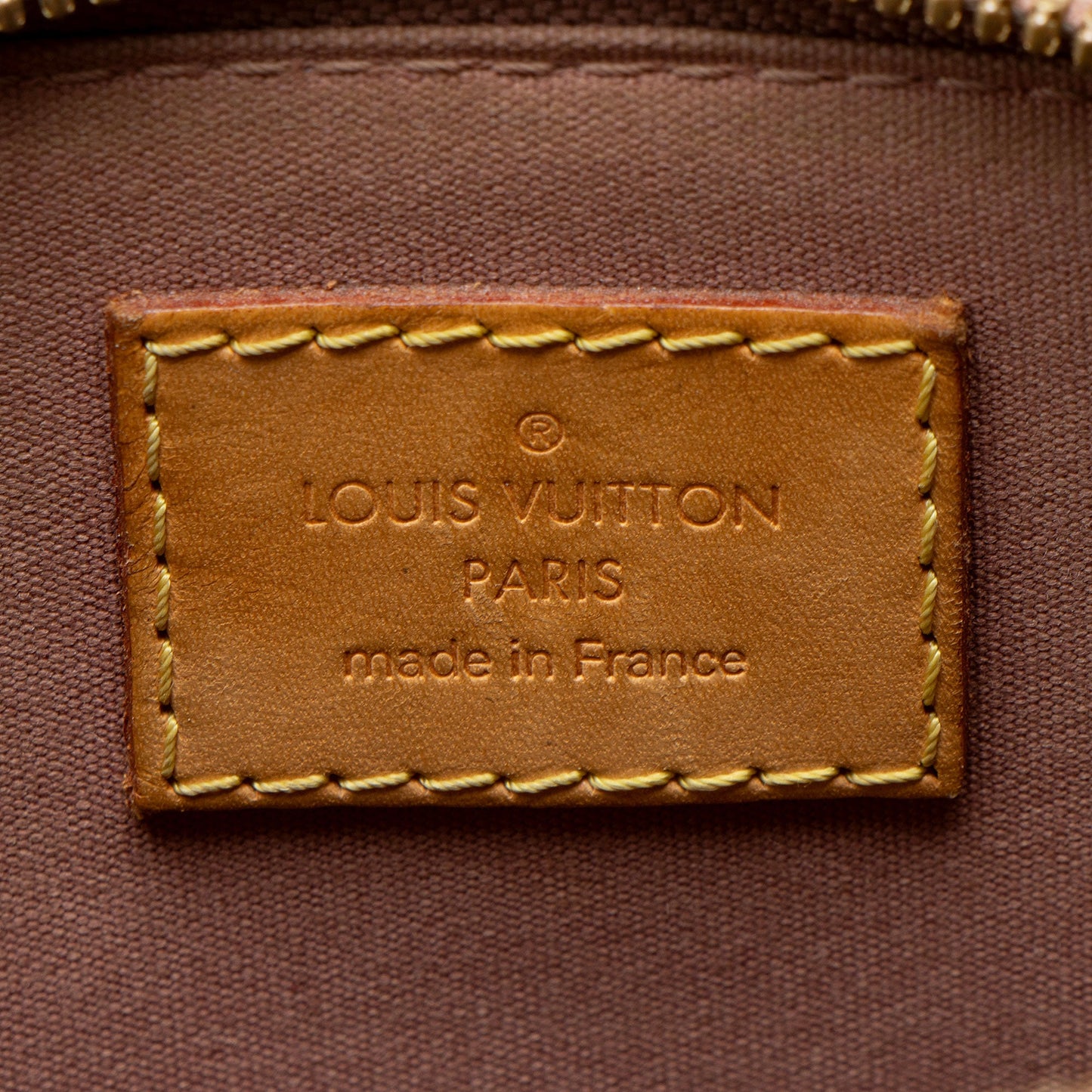 Louis Vuitton Monogram Vernis Alma BB Satchel
