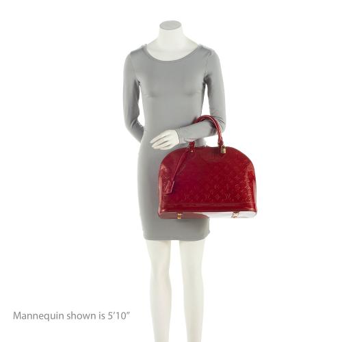 Louis Vuitton Monogram Vernis Alma GM Satchel (SHF-XIA8xV)