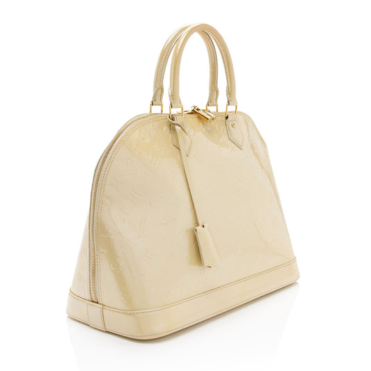 Louis Vuitton Monogram Vernis Alma GM Satchel