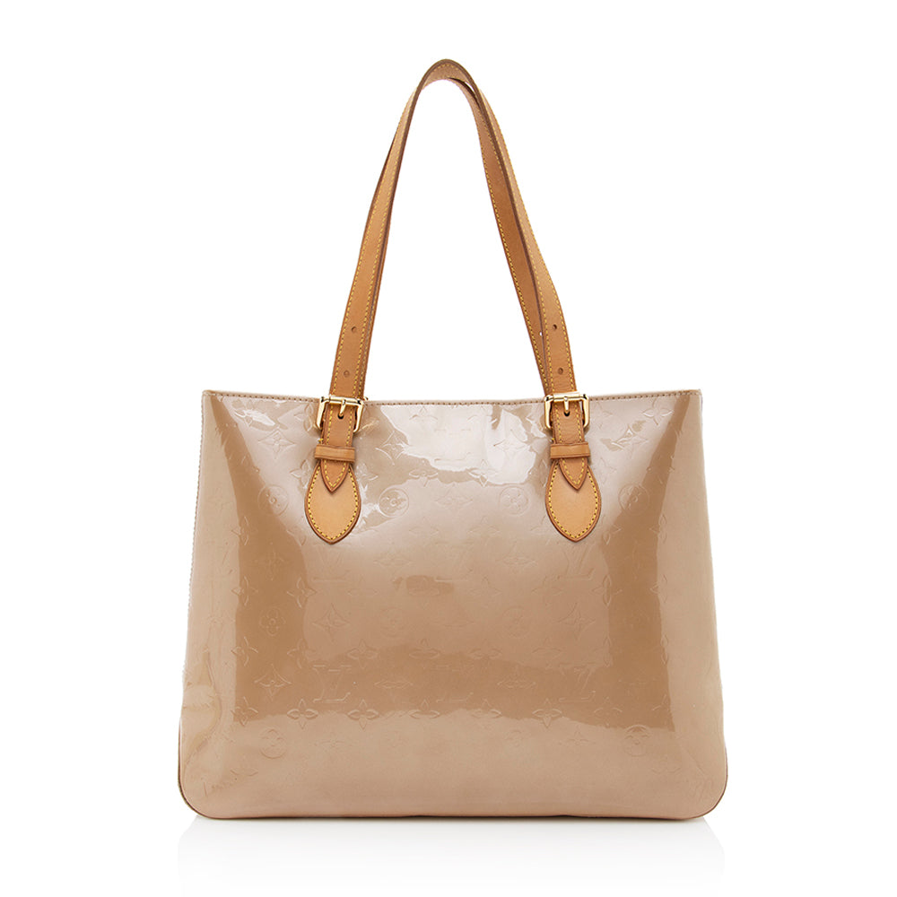 Louis Vuitton Monogram Vernis Brentwood Tote (SHF-19175)