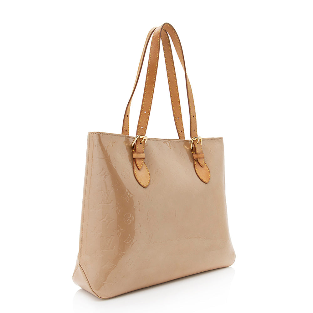 Louis Vuitton Monogram Vernis Brentwood Tote (SHF-19175)