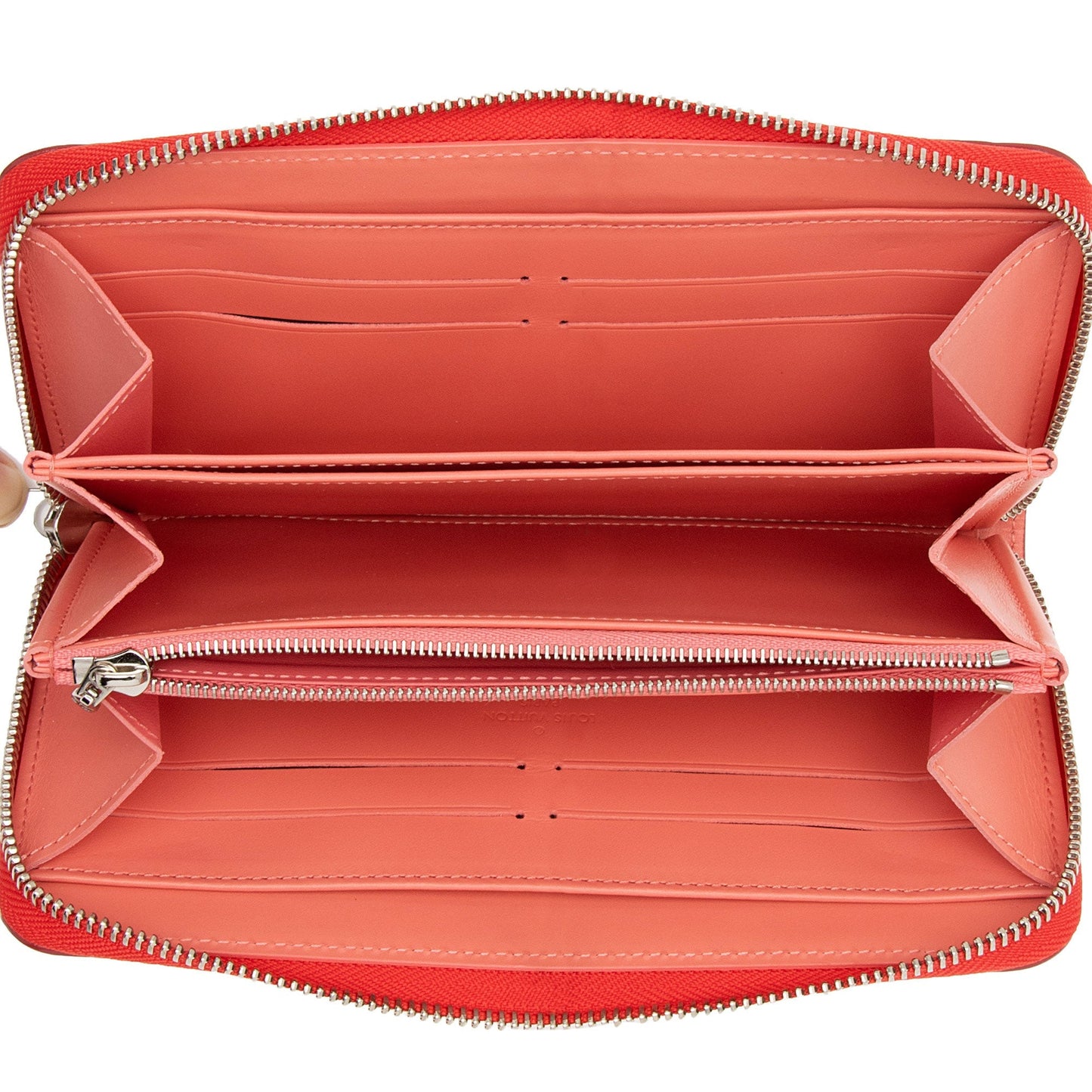 Louis Vuitton Monogram Vernis Rayures Zippy Wallet (SHF-rOeTSE)