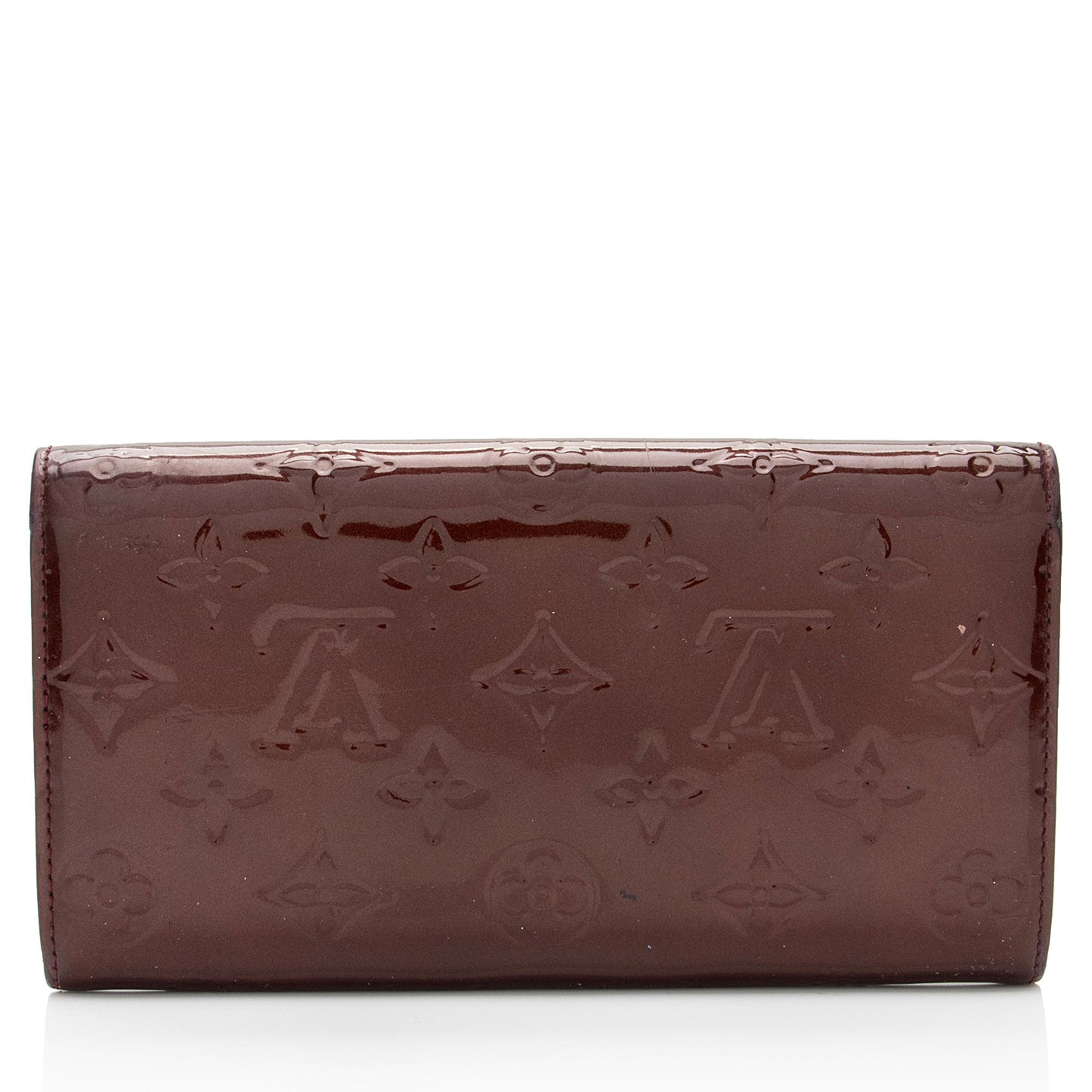 Louis Vuitton Monogram Vernis Sarah Wallet (SHF-1rZthq)