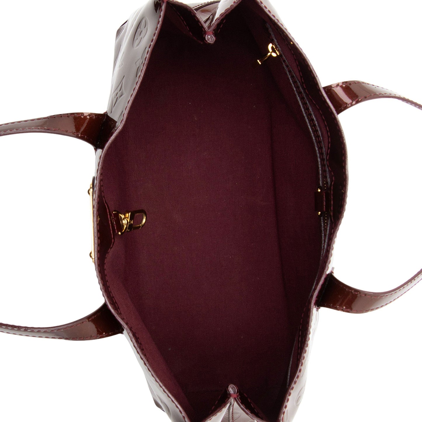 Louis Vuitton Monogram Vernis Wilshire PM Tote (SHF-eeeczU)