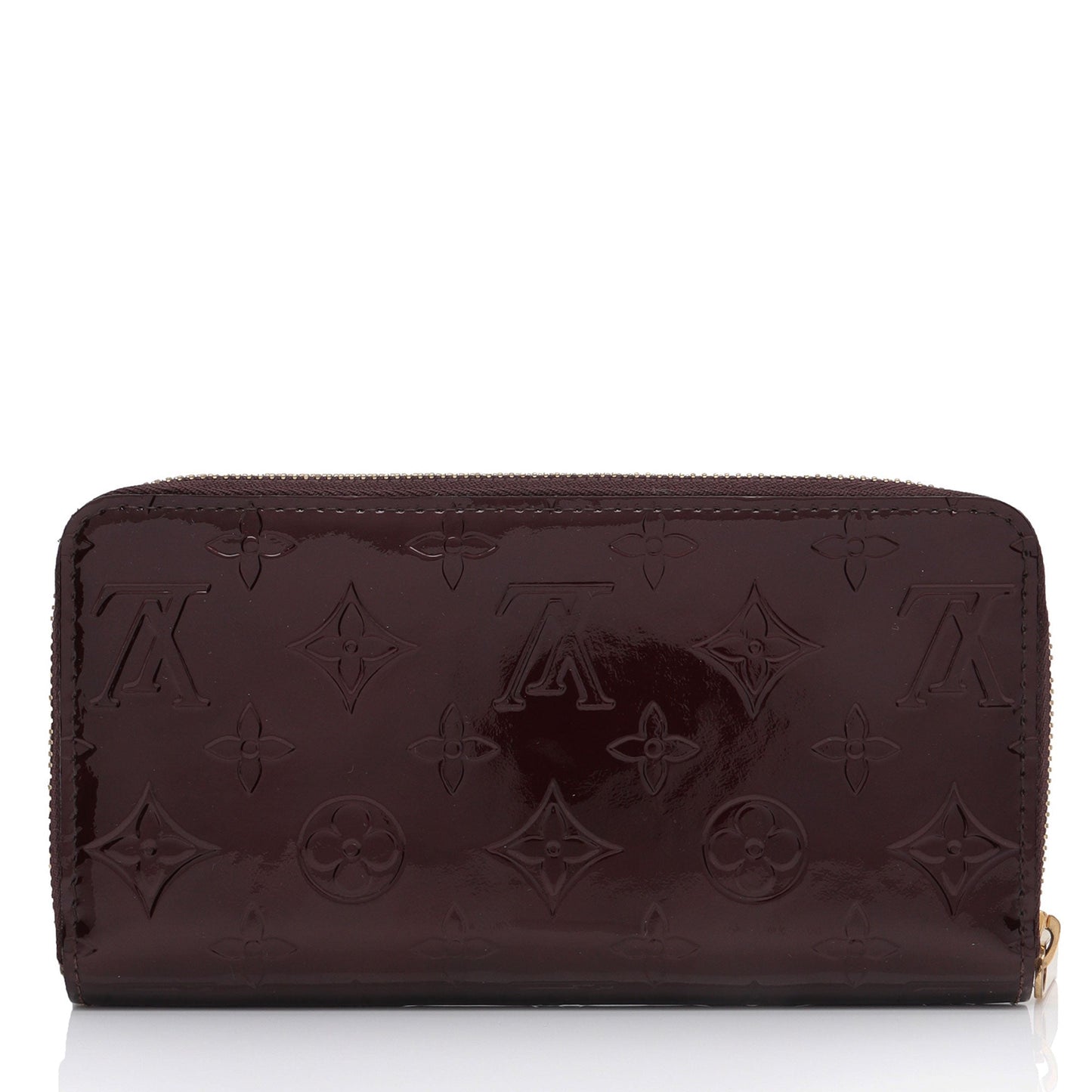 Louis Vuitton Monogram Vernis Zippy Wallet (SHF-2xxdbk)