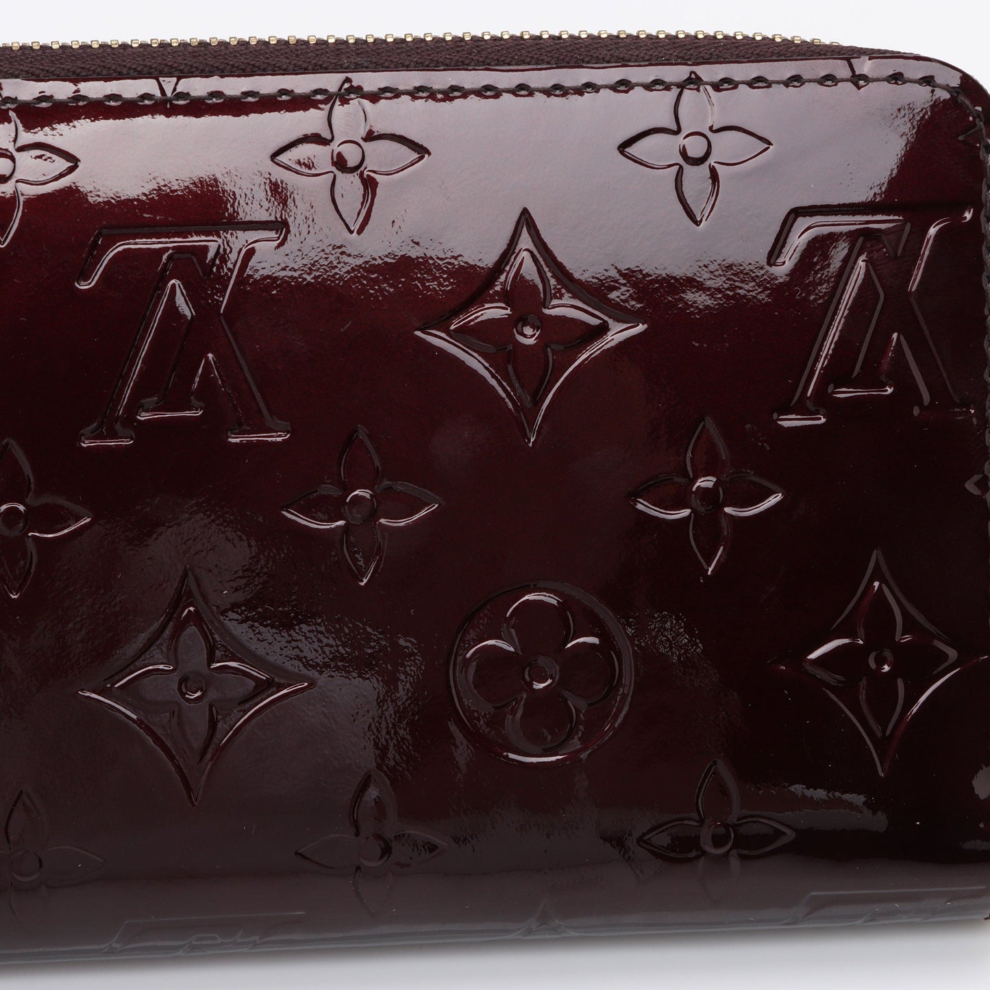Louis Vuitton Monogram Vernis Zippy Wallet (SHF-2xxdbk)