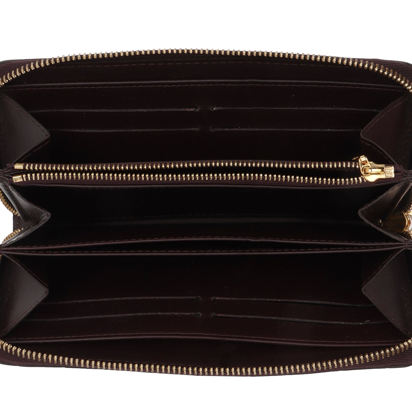 Louis Vuitton Monogram Vernis Zippy Wallet (SHF-2xxdbk)