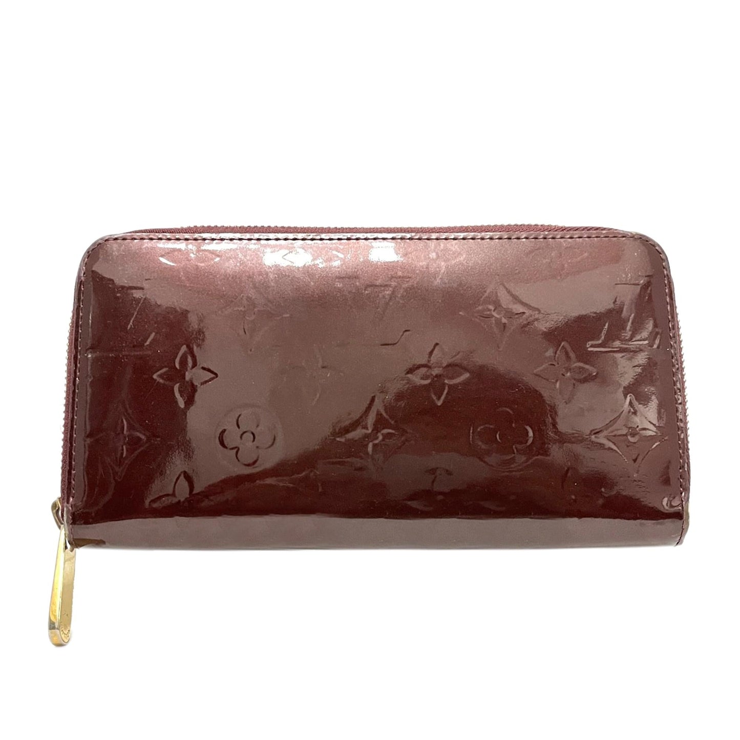 Louis Vuitton Monogram Vernis Zippy Wallet (SHG-rTNgLz)