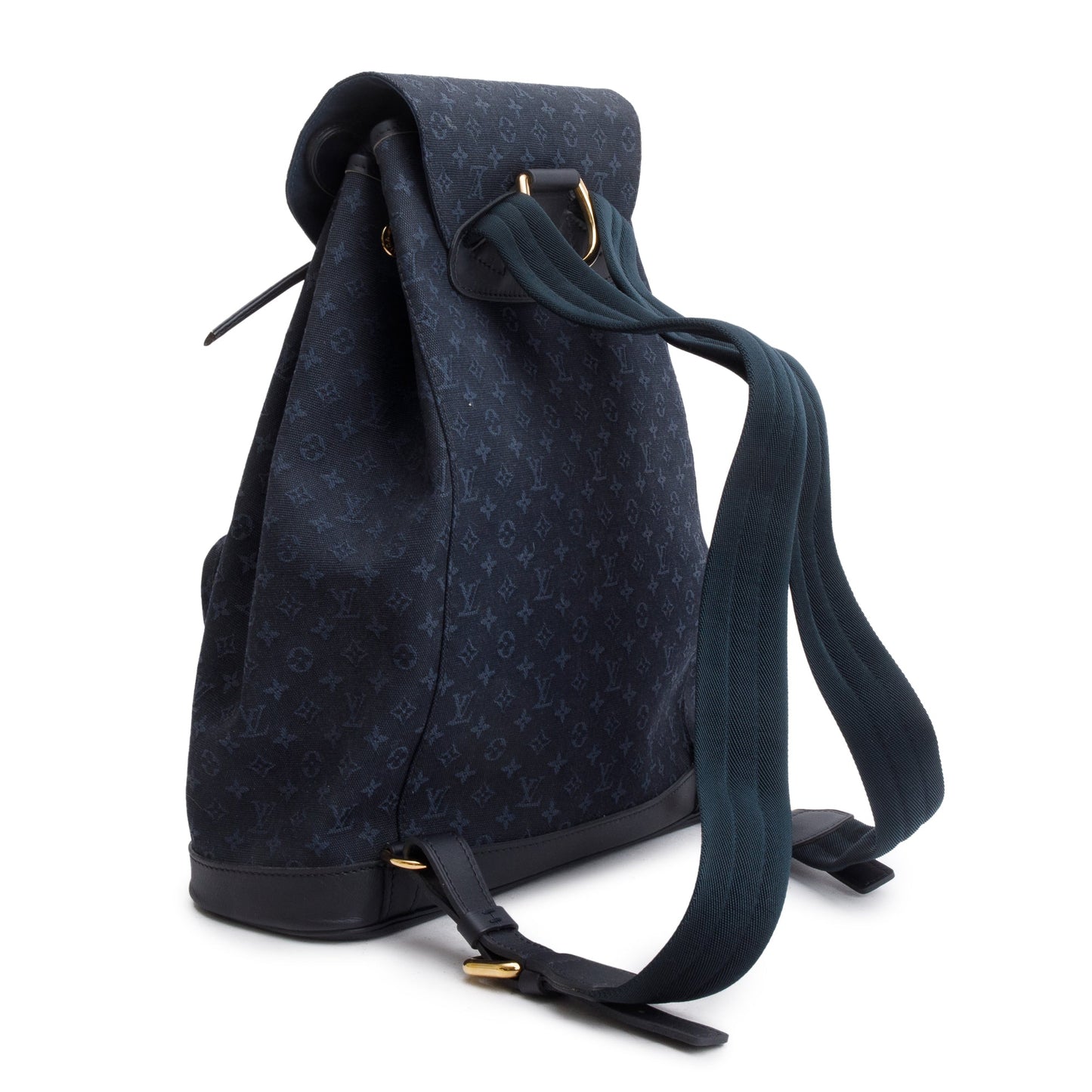 Louis Vuitton Navy Monogram Mini Lin Montsouris Backpack GM