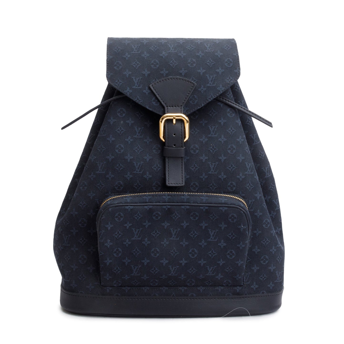 Louis Vuitton Navy Monogram Mini Lin Montsouris Backpack GM