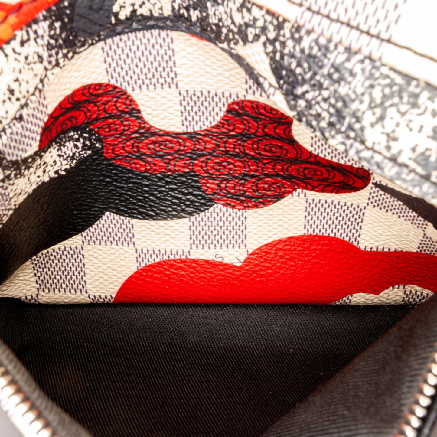 Louis Vuitton Patchwork Waves Damier Palm Springs PM (SHG-37982)
