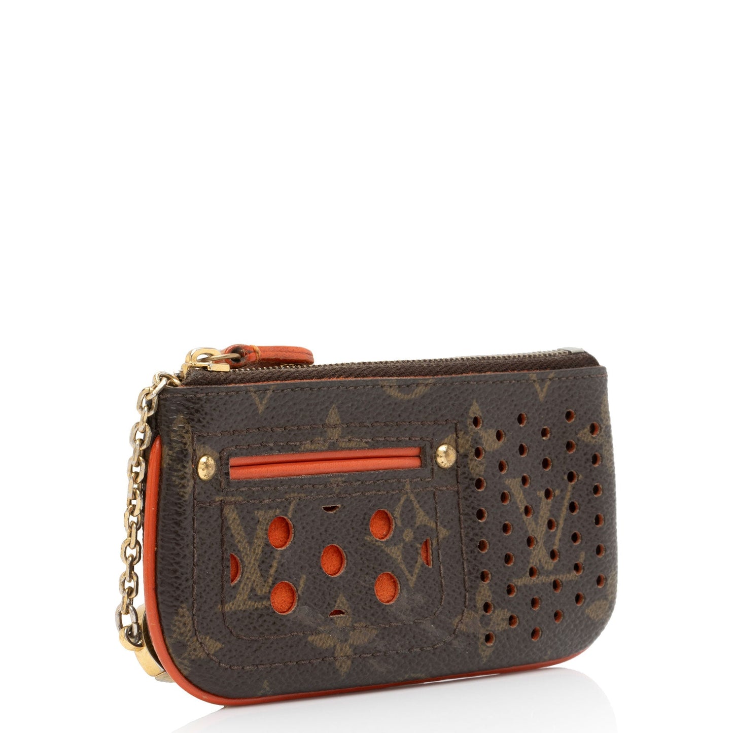 Louis Vuitton Perforated Monogram Canvas Key Pouch (SHF-M8dZec)