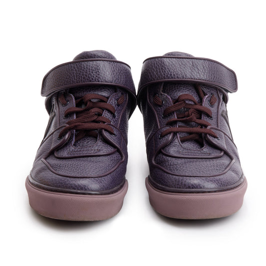 Louis Vuitton Purple Leather Acapulco Mid-Top Sneakers, Size 8.5