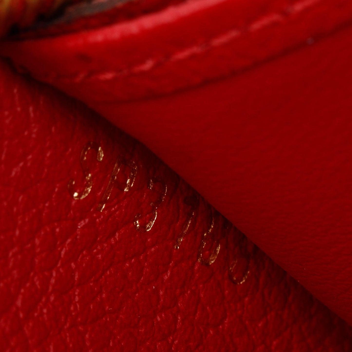 Louis Vuitton Red Monogram Empreinte Leather Zippy Wallet