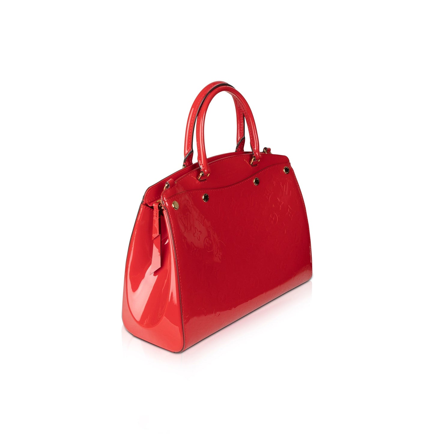 Louis Vuitton Red Monogram Vernis Brea MM