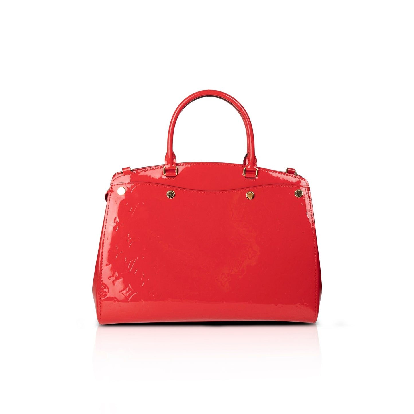 Louis Vuitton Red Monogram Vernis Brea MM