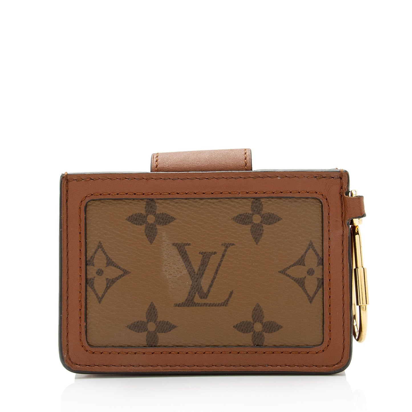 Louis Vuitton Reverse Monogram Dauphine Card Case Wallet (SHF-9MqtEn)
