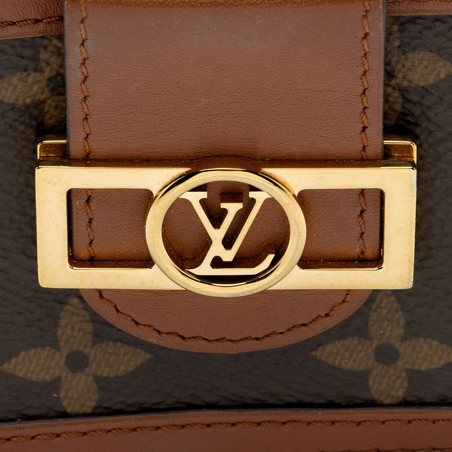 Louis Vuitton Reverse Monogram Dauphine Card Case Wallet (SHF-9MqtEn)