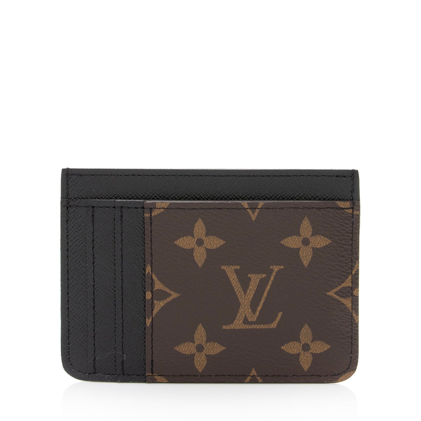 Louis Vuitton Reverse Monogram LV Side-Up Card Holder (SHF-qf7PYZ)