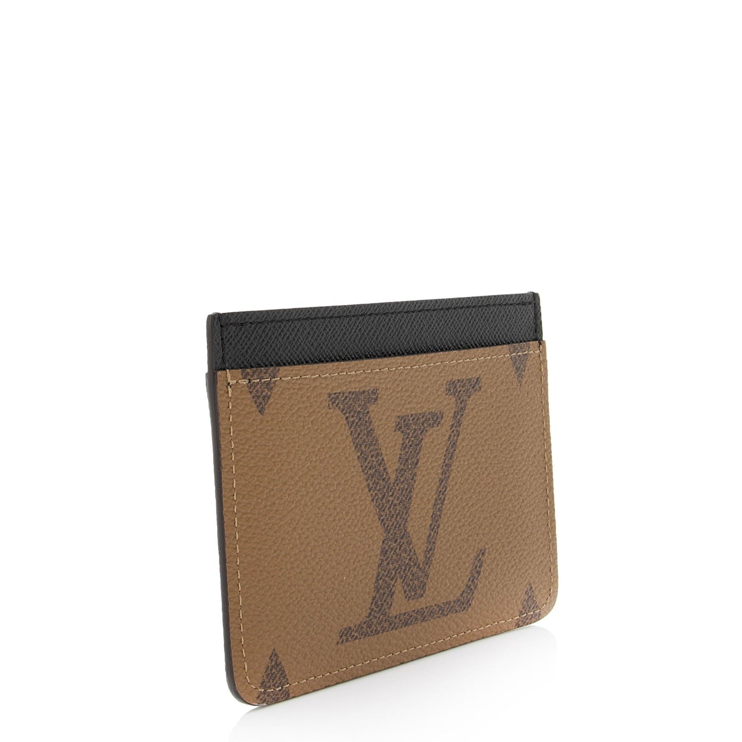 Louis Vuitton Reverse Monogram LV Side-Up Card Holder (SHF-qf7PYZ)
