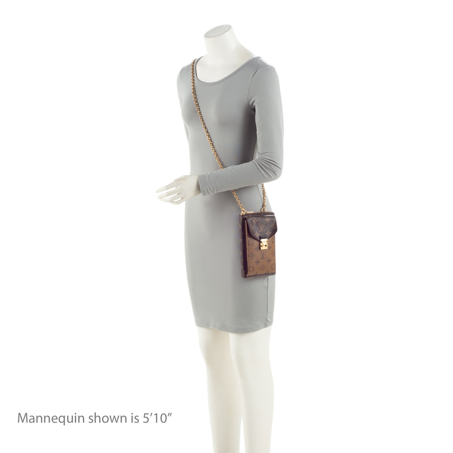 Louis Vuitton Reverse Monogram Pochette Trunk Vertical Shoulder Bag