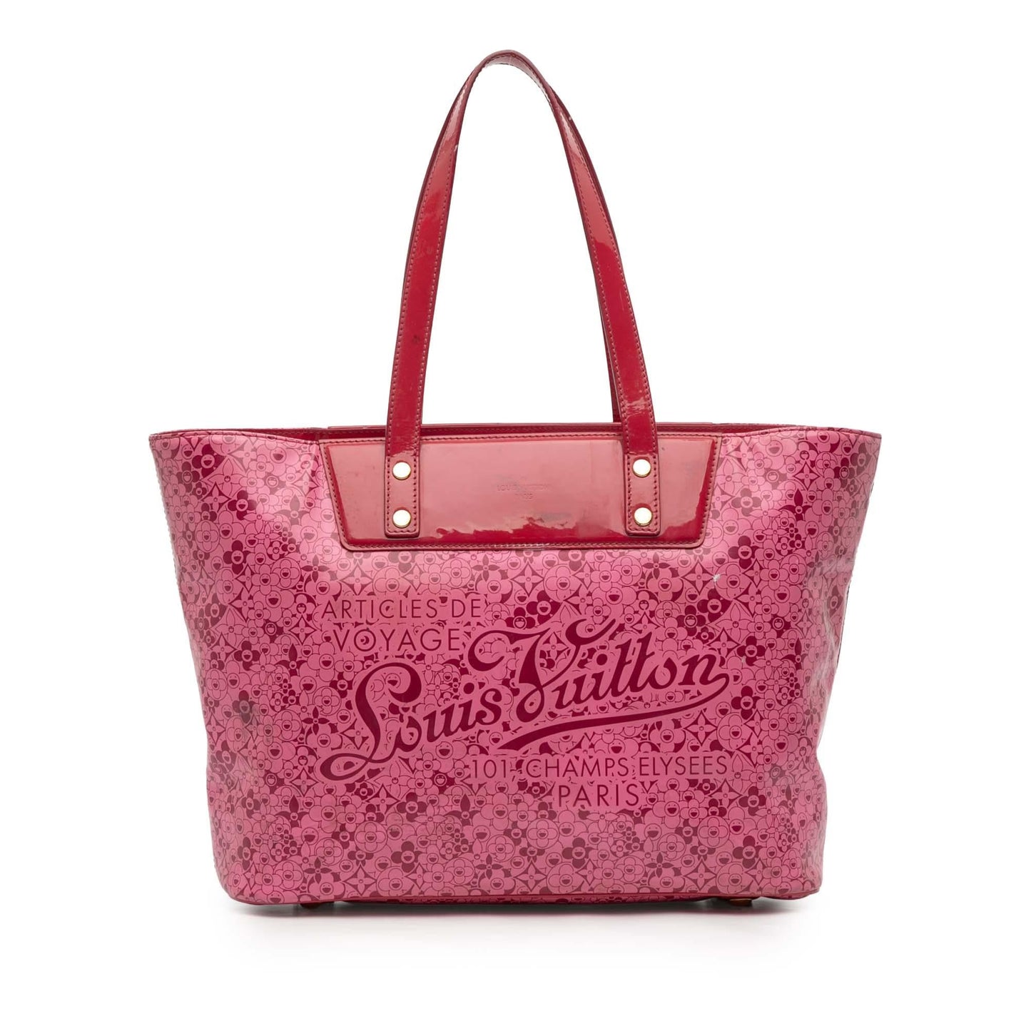 Louis Vuitton Takashi Murakami Coated Canvas Cosmic Blossom Tote PM