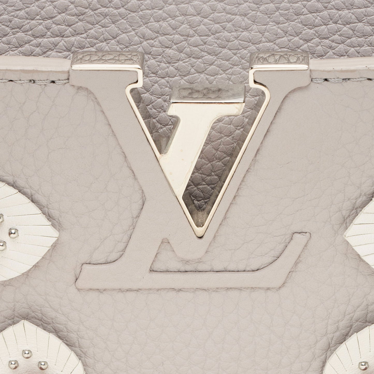 Louis Vuitton Taurillon Mechanical Flowers Capucines PM Bag