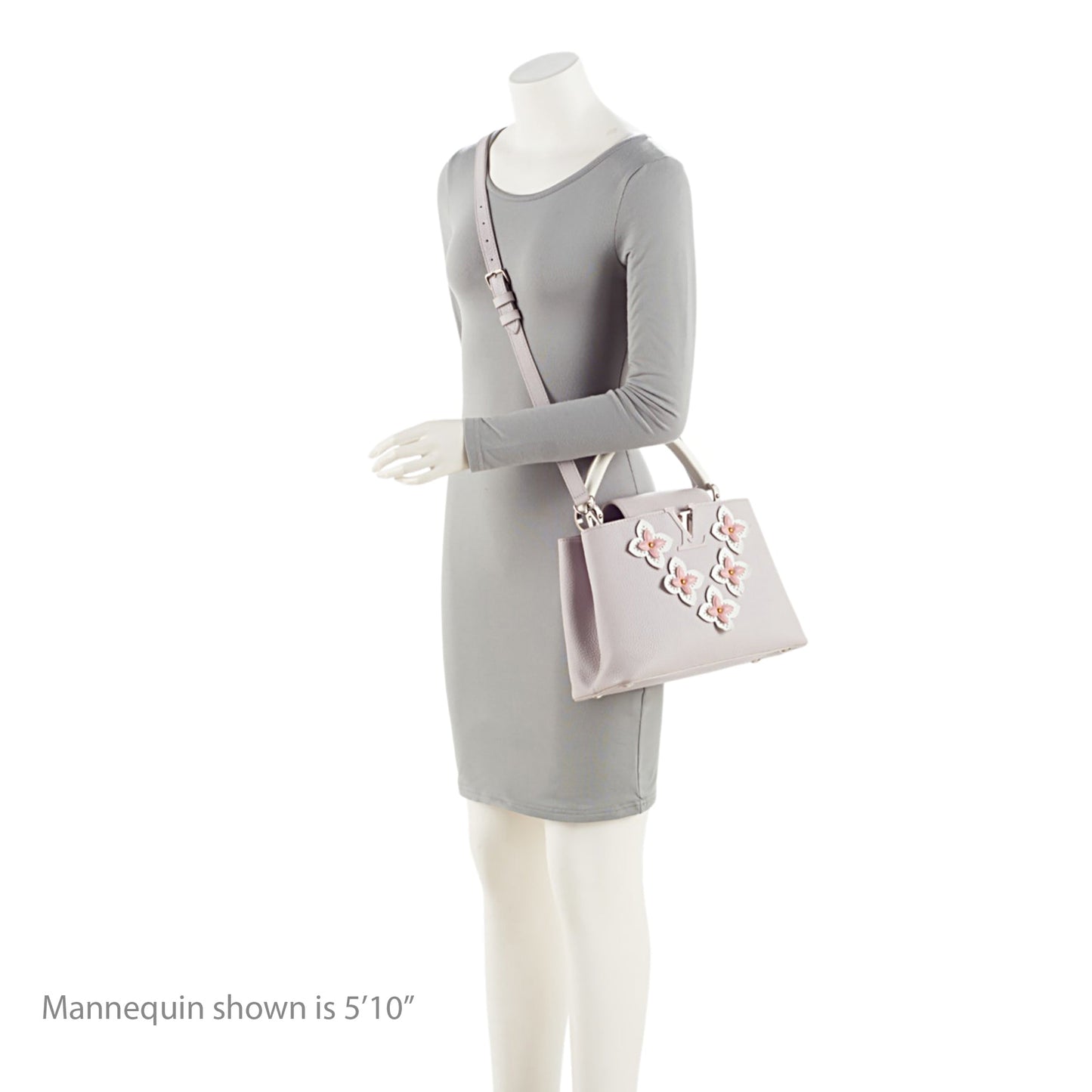Louis Vuitton Taurillon Mechanical Flowers Capucines PM Bag