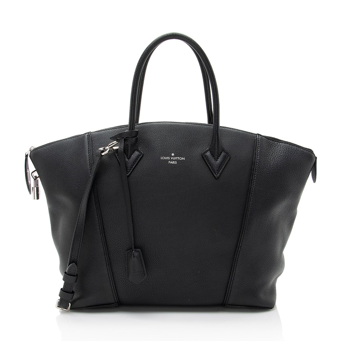 Louis Vuitton Taurillon Soft Lockit MM Satchel