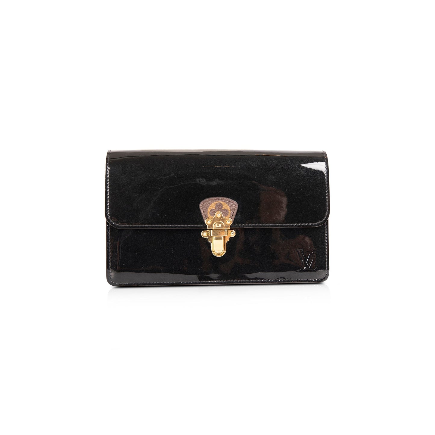 Louis Vuitton Vernis Cherrywood Chain Wallet
