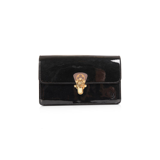 Louis Vuitton Vernis Cherrywood Chain Wallet