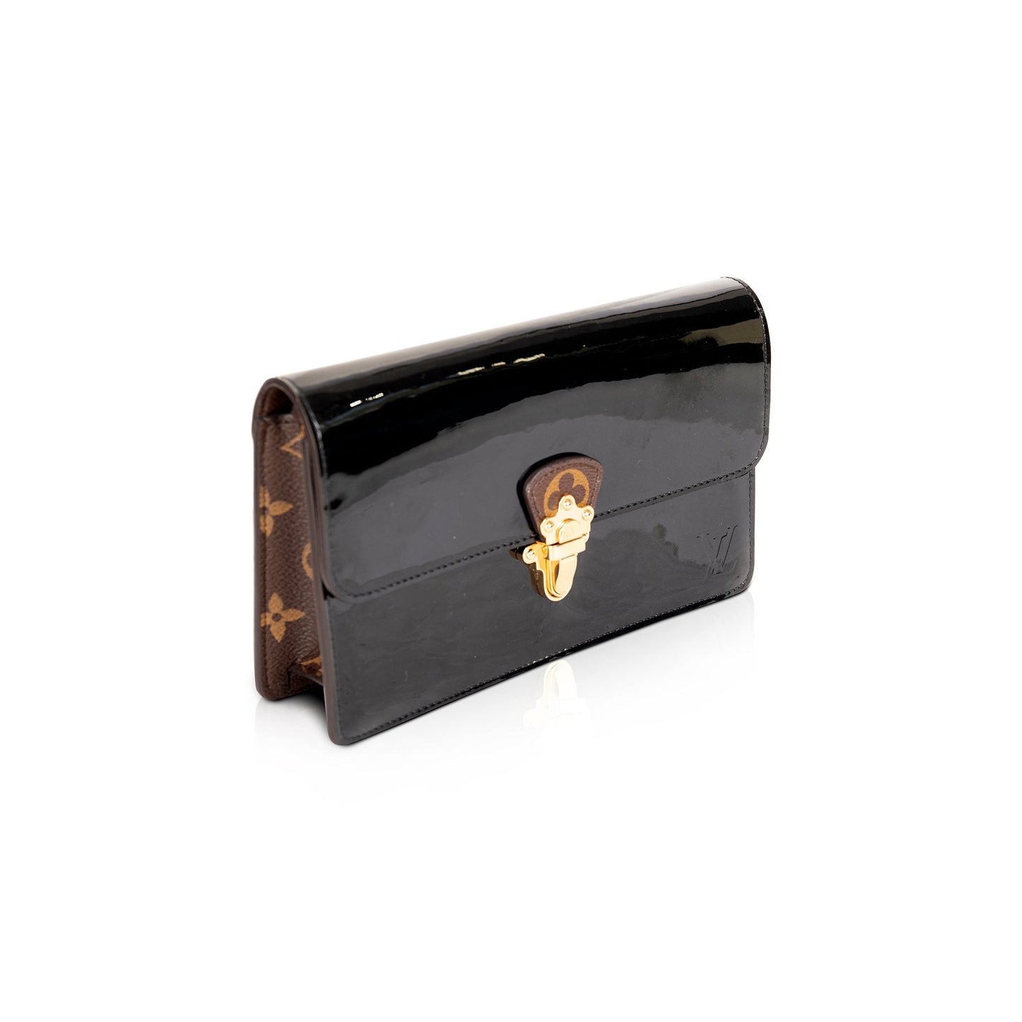 Louis Vuitton Vernis Cherrywood Chain Wallet